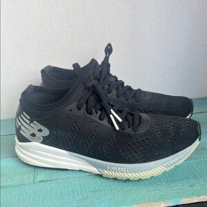 New Balance Black and White Athletic Sneakers